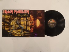 IRON MAIDEN PIECE OF MIND LP MEGA RARE ORIG. 1983 JACKSONVILLE 1ST PRESS~LYRICS! comprar usado  Enviando para Brazil