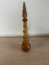 1960 amber glass for sale  WIRRAL