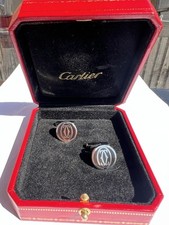 Cartier cufflinks sterling for sale  BRISTOL