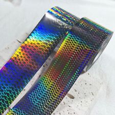 Usado, Folhas de unhas a laser escala de peixe 120 m para papel de transferência de metal envoltórios de manicure a laser comprar usado  Enviando para Brazil