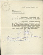 1979 letter chile for sale  Wimberley