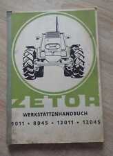 Ciągniki Zetor 8011 + 8045 + 12011 + 12045 instrukcja warsztatowa na sprzedaż  Wysyłka do Poland