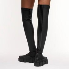 Botas Adidas IVY PARK Super Elegante Longa Alta Tripla Preta Feminina 7.5, usado comprar usado  Enviando para Brazil