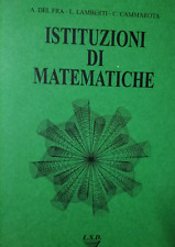 Istituzioni matematiche del usato  Bologna