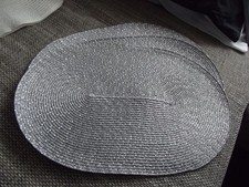 Tischsets silberfarben 46 gebraucht kaufen  Gersthofen