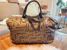 Braun schwarze wochenendtasche gebraucht kaufen  Berlin