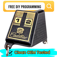 Chaveiro de controle remoto Cadillac fabricante de equipamento original limpo 2 botões 315MHZ GOH3YKCA-UTX comprar usado  Enviando para Brazil