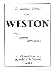 1952 weston paris d'occasion  Expédié en Belgium