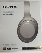 Fone de Ouvido Sony WH-1000XM3 Wireless Cancelamento de Ruído Estéreo Over Ear Prata comprar usado  Enviando para Brazil