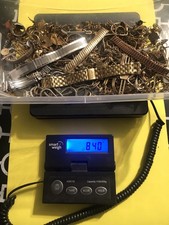 Lote de 740 G de piezas de joyería antiguas y pocas correas de reloj antiguas de banco de joyero segunda mano  Embacar hacia Mexico