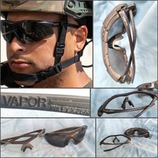 Usado, POSTAGEM GRATUITA 2 óculos de sol Wiley X vapor armação transparente escuro paintball militar comprar usado  Enviando para Brazil
