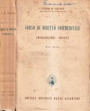 Corso diritto commerciale. usato  Italia