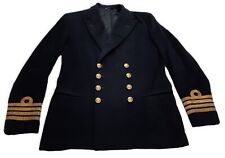 Navy captains jacket for sale  LONDON