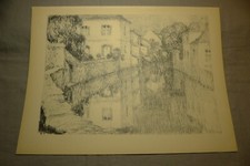 Henri sidaner lithographie d'occasion  Villeneuve-d'Allier