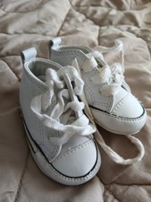 Tênis Converse Kids First Star Hi 81229 com cadarço bebê tamanho 1 branco berço comprar usado  Enviando para Brazil