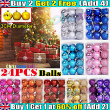 24pcs christmas baubles for sale  CANNOCK