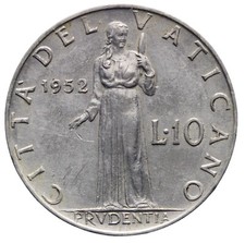 Vaticano lire 1952 usato  Pescara
