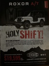 Mahindra roxor print for sale  Andover
