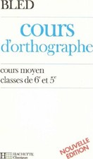 Cours orthographe cours d'occasion  France