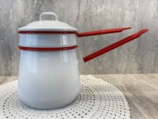 Red white enamelware for sale  Kewanee