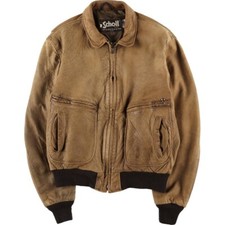 Schott leather blouson d'occasion  Expédié en Belgium