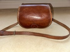 Leather cartridge bag for sale  PRESTON