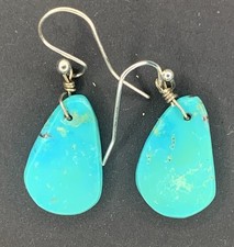 turquoise slab earrings for sale  Webster