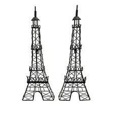Conjunto de 2 decoração de parede torre Eiffel arame metal preto 24" de altura comprar usado Conjunto de 2 decoração de parede torre Eiffel arame metal preto 24" de altura comprar usado  Enviando para Brazil