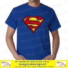 Superman shirt logo usato  Catania