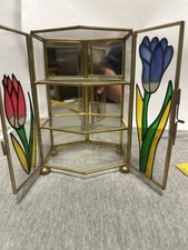Vintage glass brass for sale  Middlesex