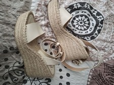 Zara sandalette bast gebraucht kaufen  Herten
