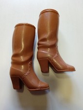 Pair brown boots d'occasion  Expédié en Belgium