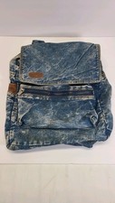 Usado, Mochila jeans vintage classe ato lavagem ácida anos 80 anos 90 azul jeans retrô comprar usado  Enviando para Brazil