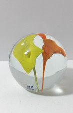 Bolhas controladas vintage Vetrarti Murano Itália peso papel flores duplas comprar usado  Enviando para Brazil