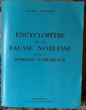 Encyclopédie fausse noblesse d'occasion  Poitiers