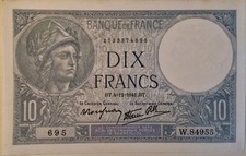 Billet francs minerve d'occasion  Collonges