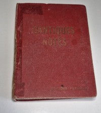Livre ancien cantiques d'occasion  Bétheny