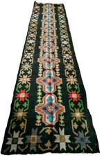 antique long tapis kilim roumain Bucovine / Romanian folk runner rug 410 x 95 cm comprar usado  Enviando para Brazil