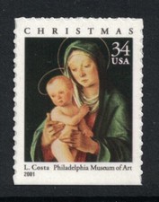 Scott 3536- Madonna & Child (edição livreto), Natal- MNH (S/A) 34c 2001- Estado perfeito comprar usado  Enviando para Brazil