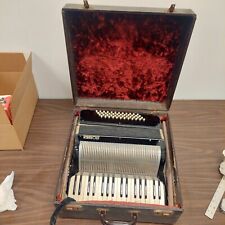 INSTRUMENTO MUSICAL VINTAGE MORECHI ACORDEÃO ITÁLIA com CAIXA Peças/Reparo comprar usado  Enviando para Brazil
