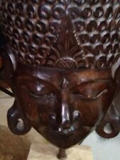 Grande lampe bois d'occasion  Villeparisis
