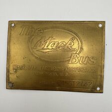 Mack bus plate for sale  New Carlisle