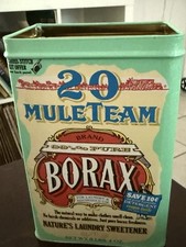 Retro tin borax for sale  San Antonio