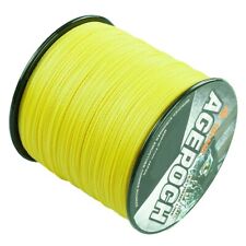 Usado, Linha de pesca trançada Agepoch Braid 100M-2000M amarela Dynema PE 6LB-300LB comprar usado  Enviando para Brazil