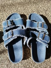 New denim sandals for sale  HINCKLEY