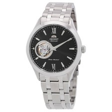 Relógio masculino Orient automático preto mostrador de coração aberto TAG03001B, usado comprar usado  Enviando para Brazil