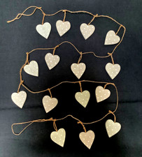 Wooden painted hearts for sale  BETCHWORTH