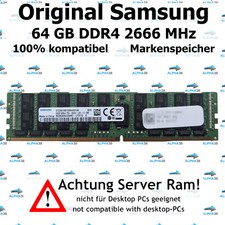 64 GB LRDIMM ECC DDR4-2666 HP HPE ProLiant ML110 ML350 Gen10 G10 Server RAM comprar usado  Enviando para Brazil