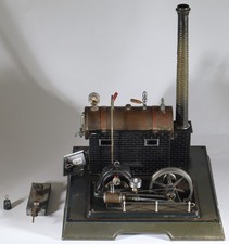 Brinquedo antigo MÄRKLIN enorme usina a vapor ao vivo década de 1920 - 32 x 32 x 41 cm comprar usado  Enviando para Brazil