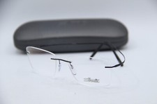 NOVO ÓCULOS SILHOUETTE SPX 5599 70 9040 PRETO GUNMETAL ARMAÇÃO AUTÊNTICA 53-17, usado comprar usado  Enviando para Brazil